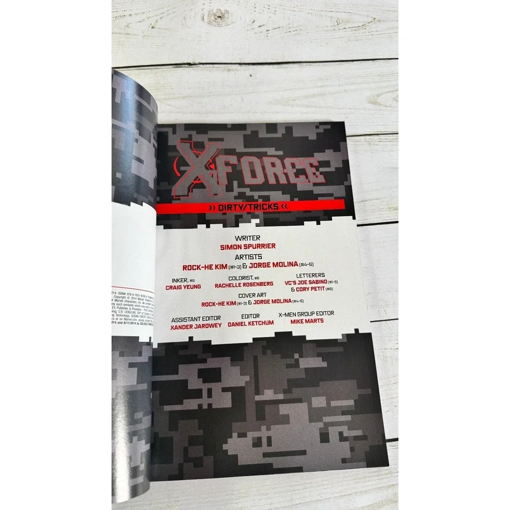 X-Force‎ Dirty/Tricks Simon Spurrier 2014 TPB Marvel Now! Comic Graphic Novel